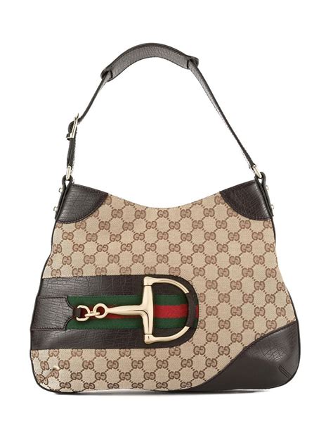 gucci monogram bucket bag|pre owned gucci handbags.